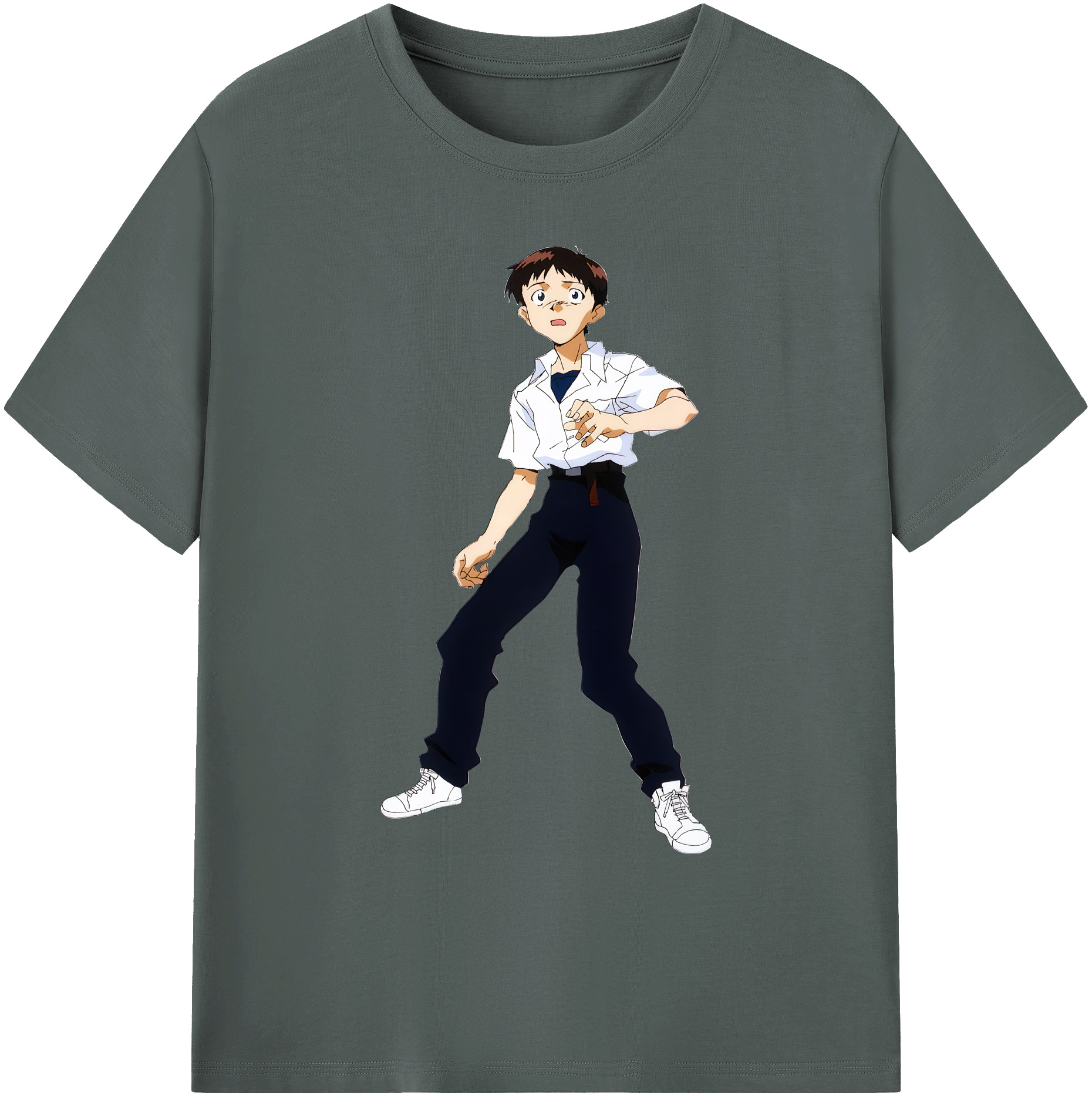 （画像用） EVA 新世紀エヴァンゲリオン 綿100％ メンズ半袖Tシャツ｜肌触りやわらか＆通気性